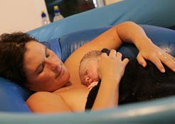 W&auml;hrend der Geburt